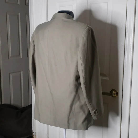 Claudio Morelli Beige Blazer Size 44R - Picture 3 of 5